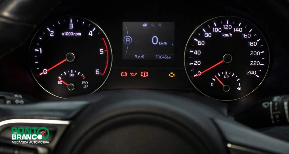 câmbio automático em modo emergência