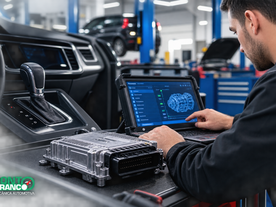 Módulo do câmbio automático: quando a falha parece mecânica, mas começa na eletrônica